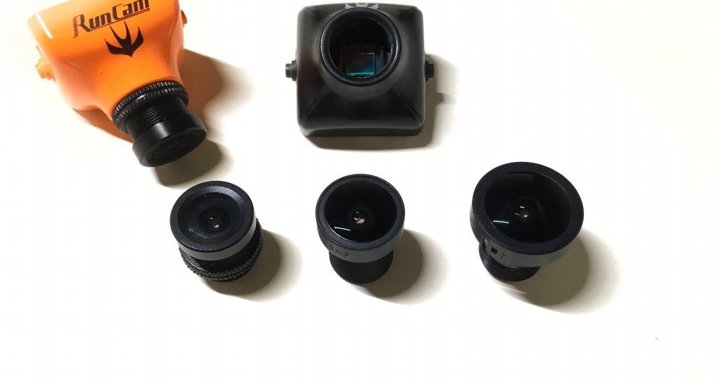 Different lens options for Runcam Swift FPV camera