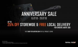 Total Rotor Anniversary Sale: 15 to 29 July 2019