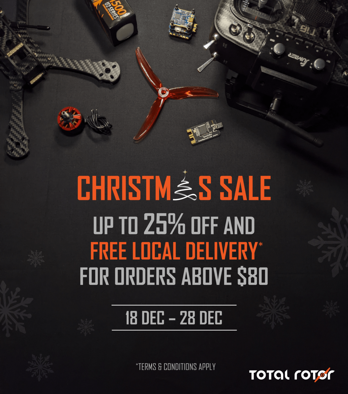 Total Rotor Christmas Sale: 18 to 28 December 2020